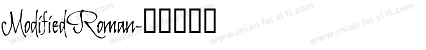 Modified Roman字体转换